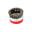 Szczotka druciana czołowa pl.100mm M14+opaska(30/50)