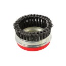 Szczotka druciana czołowa pl.125mm M14+opaska(20)