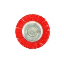Szczotka druciana tarczowa trzpieniowa nylon 75mm (10/100)