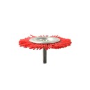 Szczotka druciana tarczowa trzpieniowa nylon 75mm (10/100)