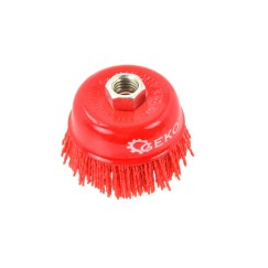 Szczotka druciana czołowa nylon 75mm M14 (100)