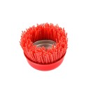 Szczotka druciana czołowa nylon 75mm M14 (100)