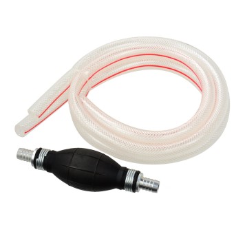 Ręczna pompka do paliwa 12mm z wężykami 2x1m - gruszka (50)