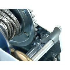 Wciągarka linowa pozioma 1000LB/450kg 5m linki(6)