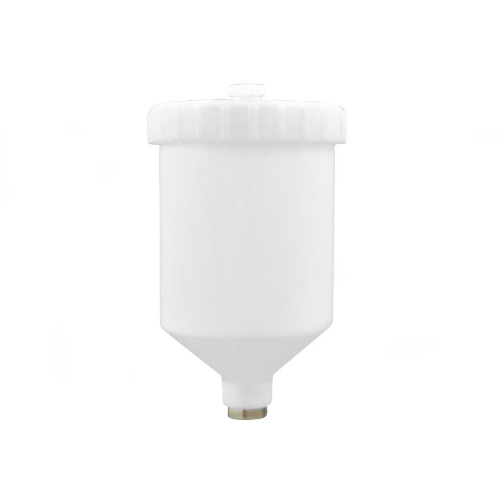 Zbiornik plast.do pist. lakier.600cc, gwint wewn(48/50/100)