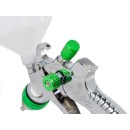 Prof. pistolet lakier.HVLP/red with plated/GEKO(20)