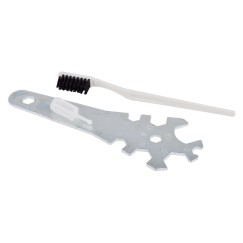 Prof. pistolet lakier.HVLP/red with plated/GEKO(20)