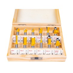 Frezy kształtowe do drewna 12 el./8mm/ GEKO(20)