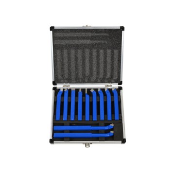 Komplet noży tokarskich 11szt. 10x10mm (24)