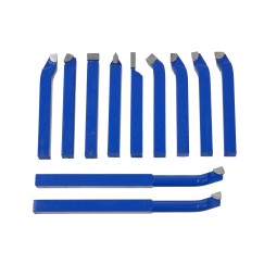 Komplet noży tokarskich 11szt. 10x10mm (24)