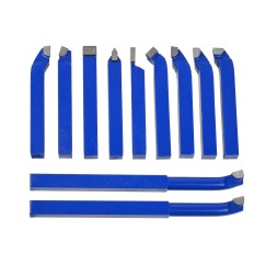 Komplet noży tokarskich 11szt. 12x12mm (16)