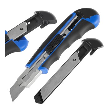 Nożyk do tapet 100x18x0.5mm + 6 ostrzy  typ nr.3 (12/240)