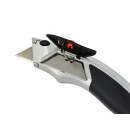 Nóż do tapet metalowy wzmacniany + 5 ostrzy  typ nr. 5 (12/144)