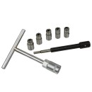 Zestaw frezów do gniazd wtryskiwaczy 8el. (10)