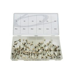 Zestaw bezpieczników szklanych 120el. (20)