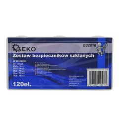 Zestaw bezpieczników szklanych 120el. (20)