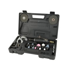 Szlifierka pneumatyczna trzpieniowa 75mm z akcesoriami(10)