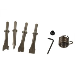 Młotek pneumatyczny igłowy do rdzy z grotami (10)