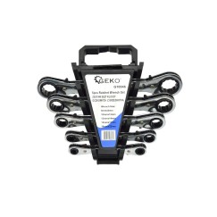 Kpl.kluczy oczk.z grzechotką 6-22mm 5el.(5/20)