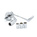 Klucz przekł. do sam. osobowych 1/2" + nas. 17,19,21 (5)