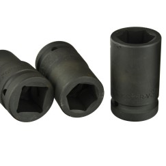 Kpl. nasadek udarowych 1" do klucza przekł. 8el/19-41mm (5)