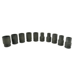 Kpl. nasadek udarowych 1" do klucza przekł. 10el/17-41mm/(3)