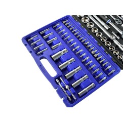 Zestaw kluczy nasadowych i torx 108el.CRV GEKO(3)