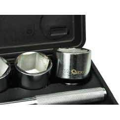 Zestaw kluczy nasad.21el.3/4" 6-kąt.19-50mm/czarna walizka/(2)