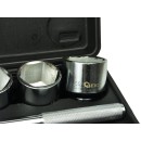 Zestaw kluczy nasad.21el.3/4" 6-kąt.19-50mm/czarna walizka/(2)