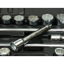 Zestaw kluczy nasad.21el.3/4" 12-kąt.19-50mm/czarna walizka/(2)