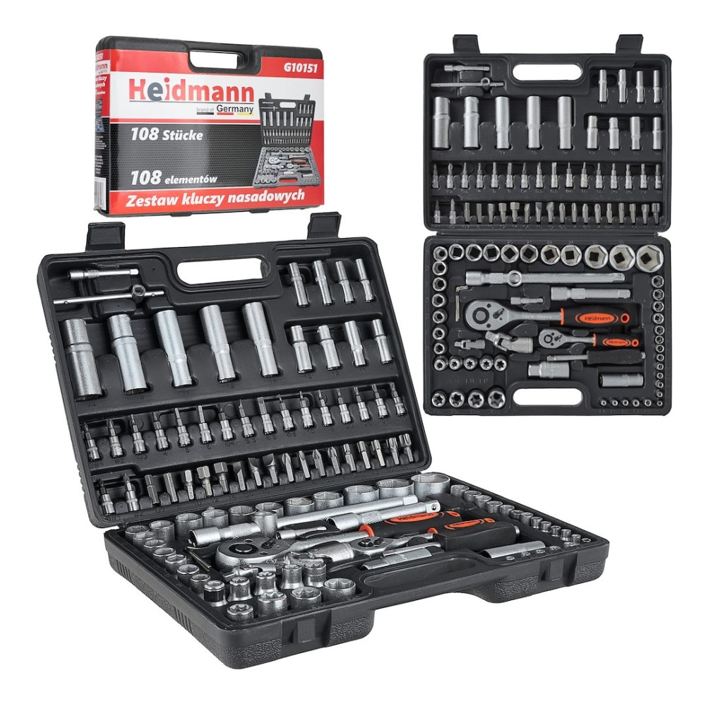 Kpl.kluczy nas.108el. 1/4",1/2",torx,typ H(4)