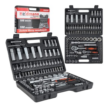 Kpl.kluczy nas.108el. 1/4",1/2",torx,typ H(4)