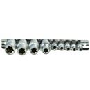 9el.kpl.nasadek torx E4-16,1/4&1/2"na listwie GEKO(20)