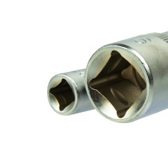 9el.kpl.nasadek torx E4-16,1/4&1/2"na listwie GEKO(20)