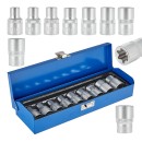 9el.kpl.nasadek torx E10-24,1/2"GEKO,walizka(20)