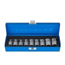 9el.kpl.nasadek torx E10-24,1/2"GEKO,walizka(20)