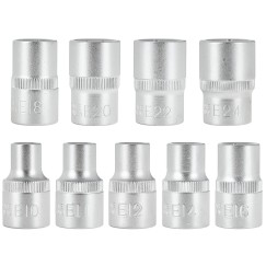 9el.kpl.nasadek torx E10-24,1/2"GEKO,walizka(20)