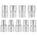 9el.kpl.nasadek torx E10-24,1/2"GEKO,walizka(20)