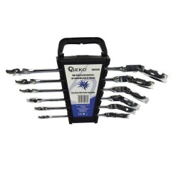 Kpl.kluczy łamanych z grzechotką 8-19mm 6szt(20)