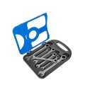 Kpl. kluczy z grzechotką 7el 8-19mm (12)