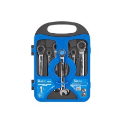 Kpl. kluczy z grzechotką 7el 8-19mm (12)