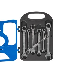 Kpl. kluczy z grzechotką 7el 8-19mm (12)