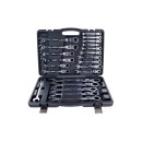 Kpl.kluczy łamanych z grzechotką  22el. 6-32mm  (2)