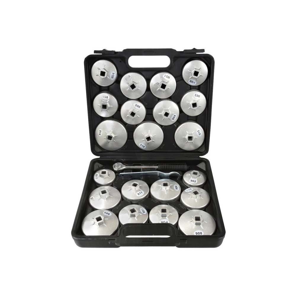 Klucze nasadowe do filtrów 23el. z grzechotką  (5)