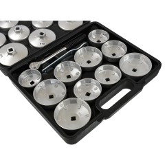 Klucze nasadowe do filtrów 23el. z grzechotką  (5)