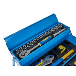 Skrzynka narzędziowa z wyposażeniem 64el.metal box(2)