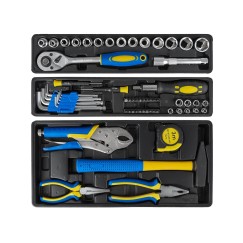 Skrzynka narzędziowa z wyposażeniem 64el.metal box(2)