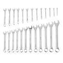 Klucze płasko-oczkowe polerowane 6-32mm 25el (1/4)