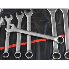 Kpl. kluczy płasko-oczkowych calowych 16el. 1/4"-1,1/4"(6)