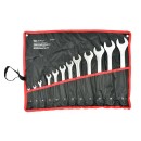 Klucze pł.-oczk. satynowe 6-32mm 12el.CRV (1/8)